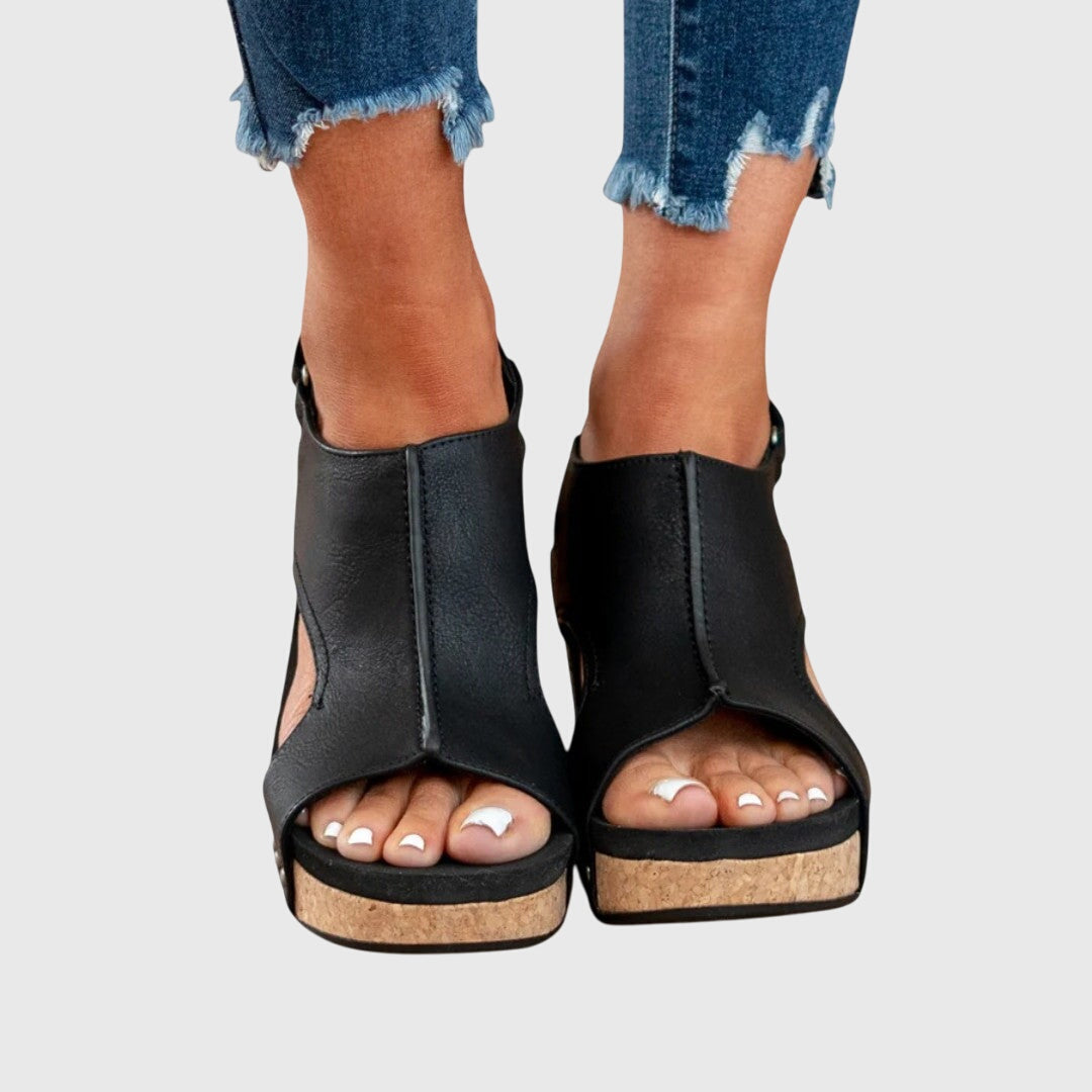 Sandalen Damen | Keilabsatz & Korkplattform