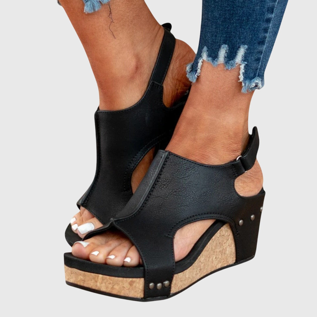 Sandalen Damen | Keilabsatz & Korkplattform