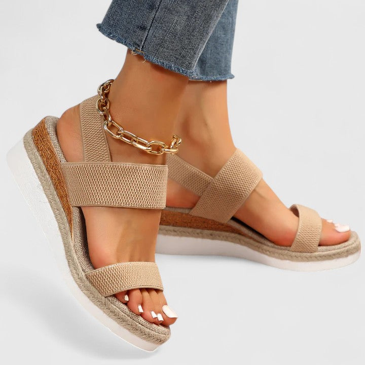 Sandalen Damen | Keilabsatz & Espadrille-Sohle