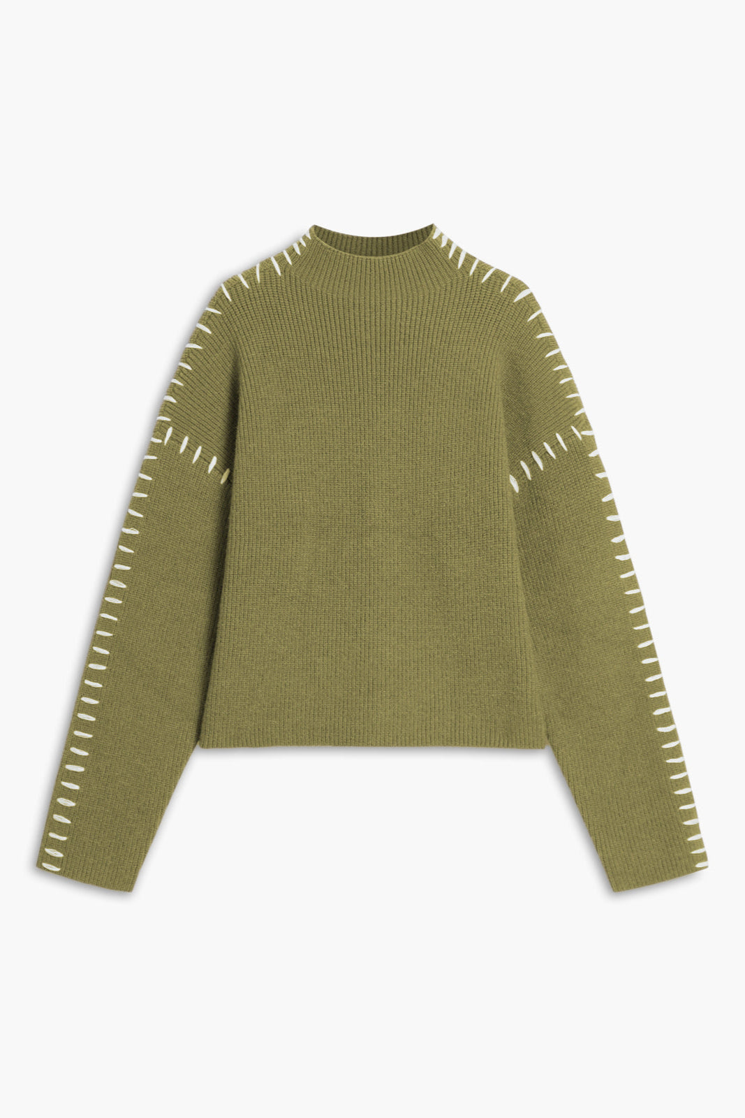 Damenstrickpullover | Oversize-Passform & Moderner Stehkragen