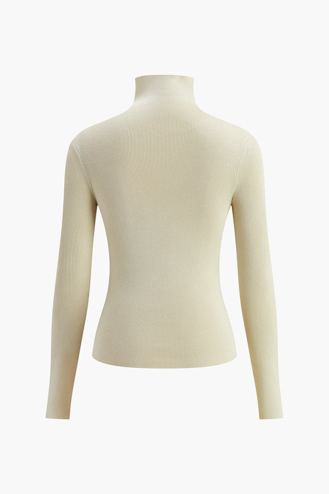 Damen Stricktop | Zweifarbige Linie & Minimalistischer Schnitt