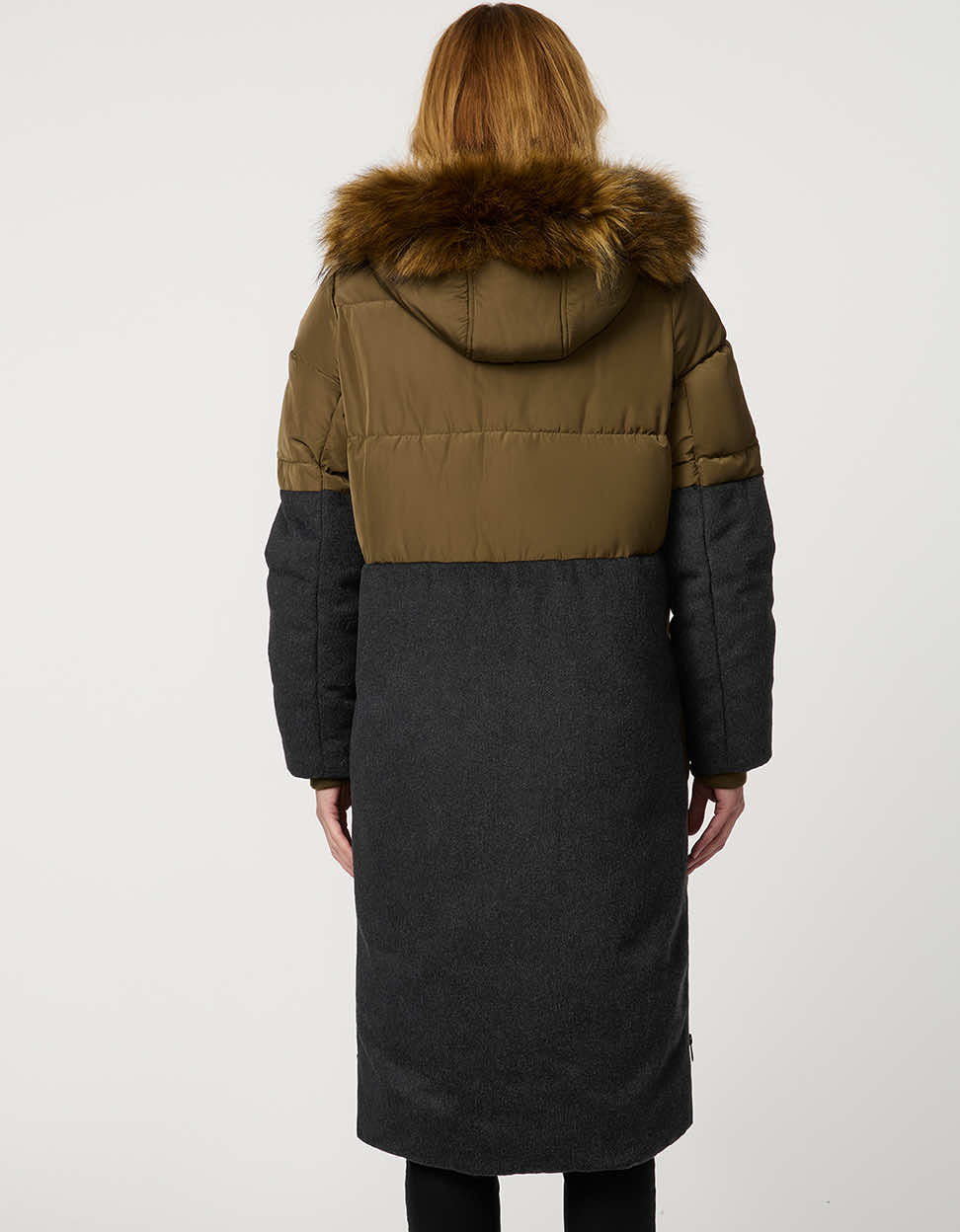 Maelis - Winterjacke Damen | Kapuze mit Kunstpelzbesatz