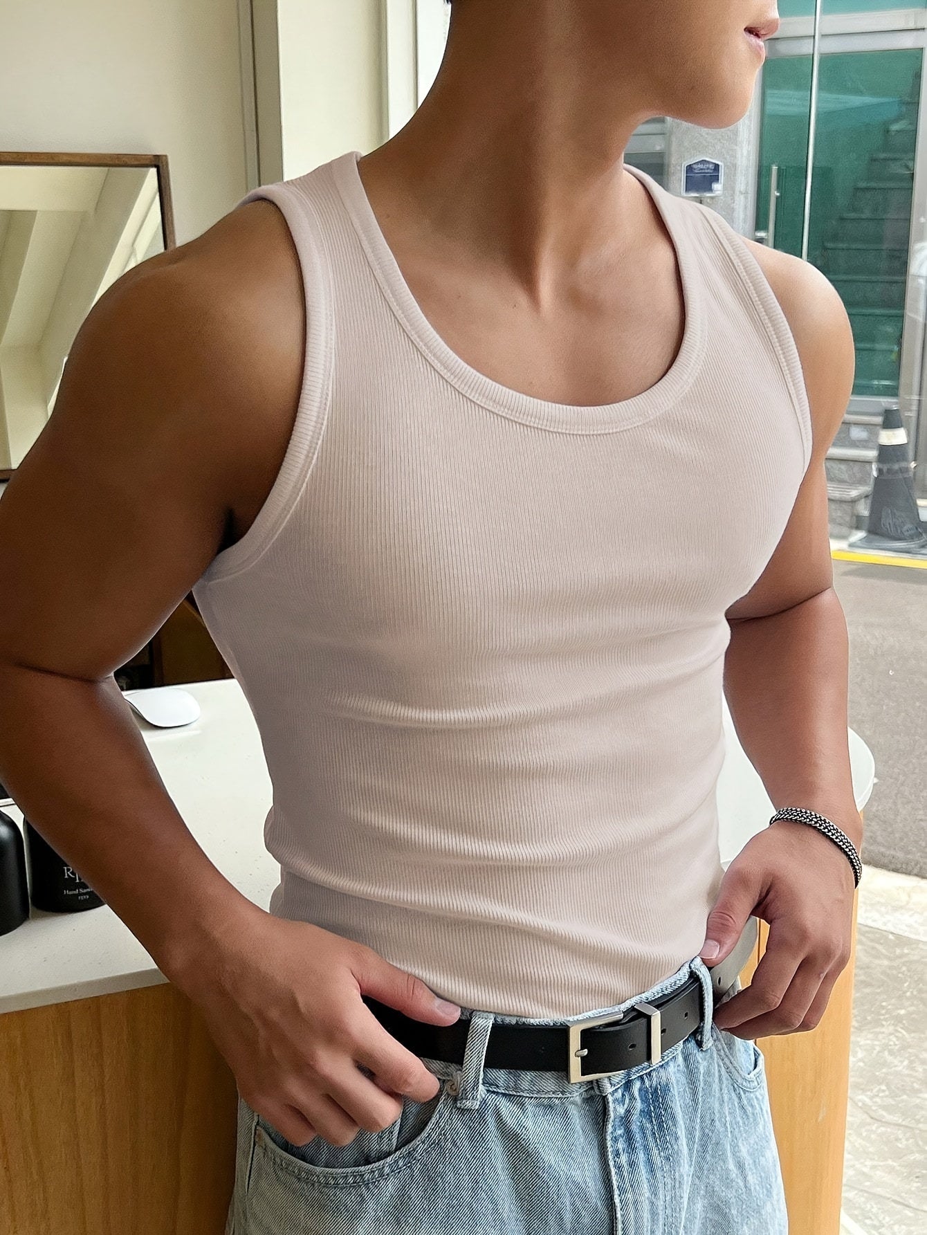 Torren - Tanktop Herren | Elastische Schlanke Passform
