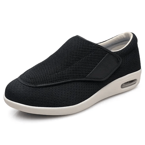 Herrenschuhe | Extra Weit mit Klettverschluss & Luftkissen