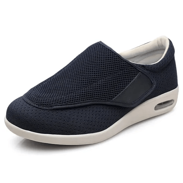 Herrenschuhe | Extra Weit mit Klettverschluss & Luftkissen