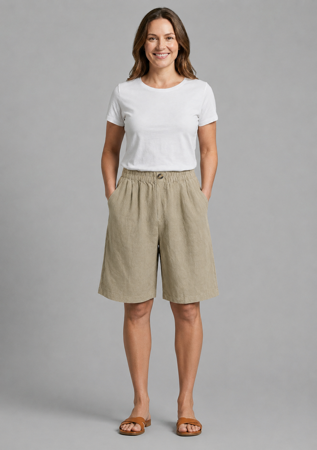 Kurze Hosen Damen | Elastischem Bund