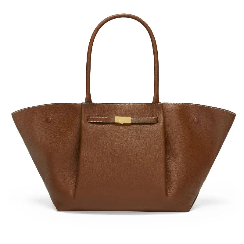 Damen Schultertasche | Geräumiges Innenfach & Abschlussakzent