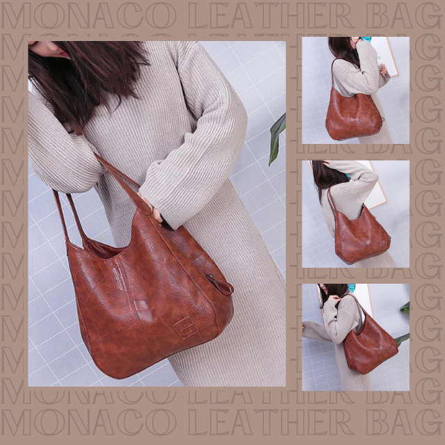 Damen Schultertasche aus Leder | Geräumigkeit mit Vielseitiger Look