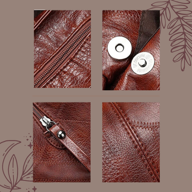 Damen Schultertasche aus Leder | Geräumigkeit mit Vielseitiger Look
