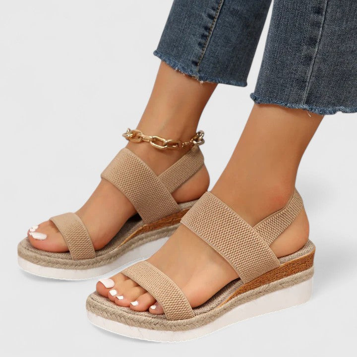 Sandalen Damen | Keilabsatz & Espadrille-Sohle