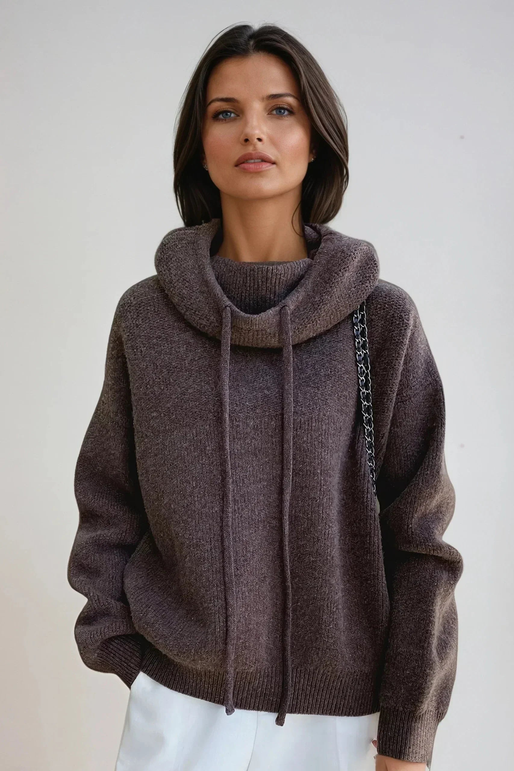 Weihnachtspulli Damen | Weiche Strickstruktur Mit Entspannter Passform