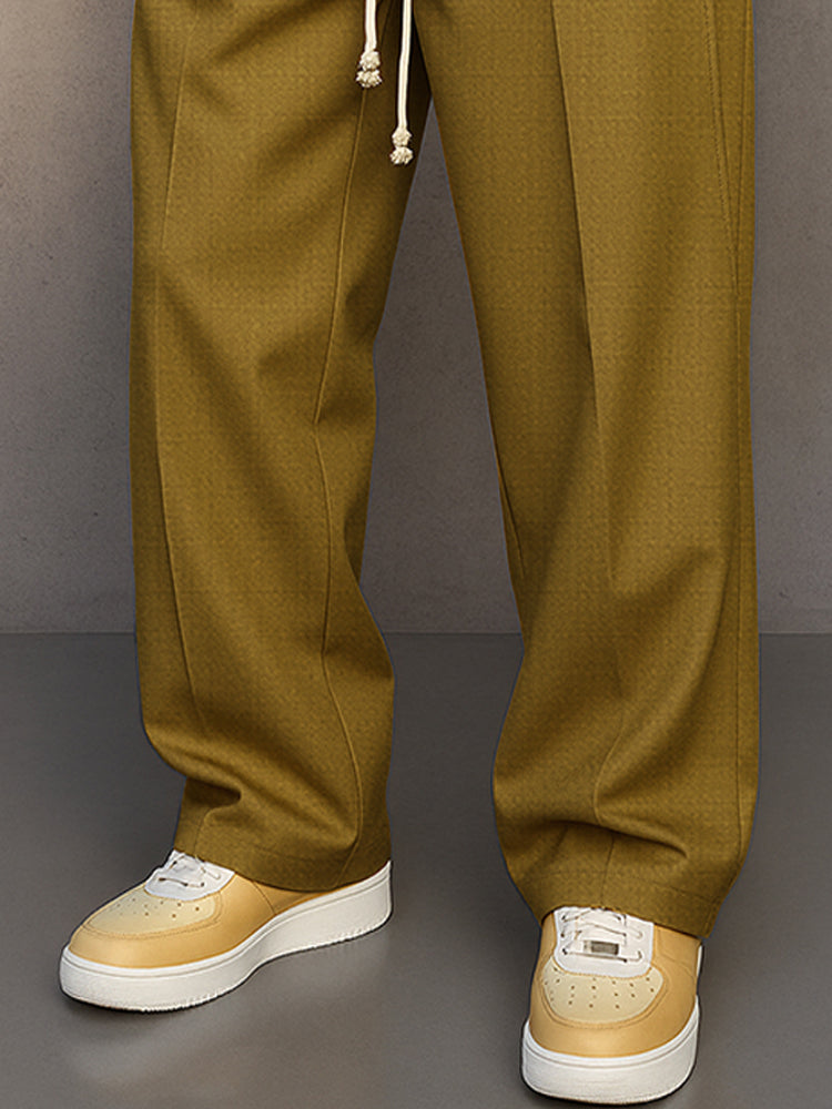 Jogginghose Herren | Wide Leg mit Kordelzug & Lockerem Schnitt
