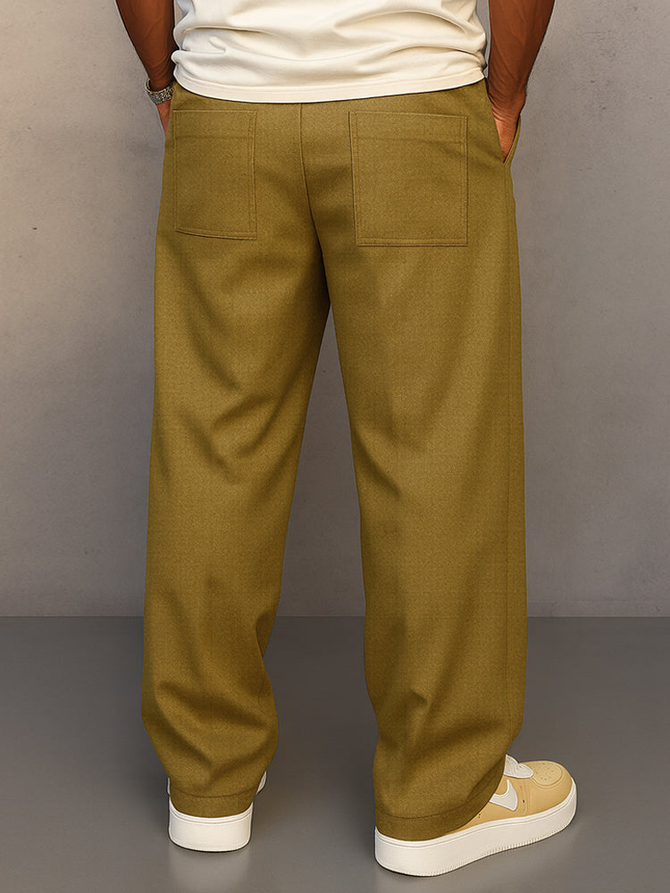 Jogginghose Herren | Wide Leg mit Kordelzug & Lockerem Schnitt