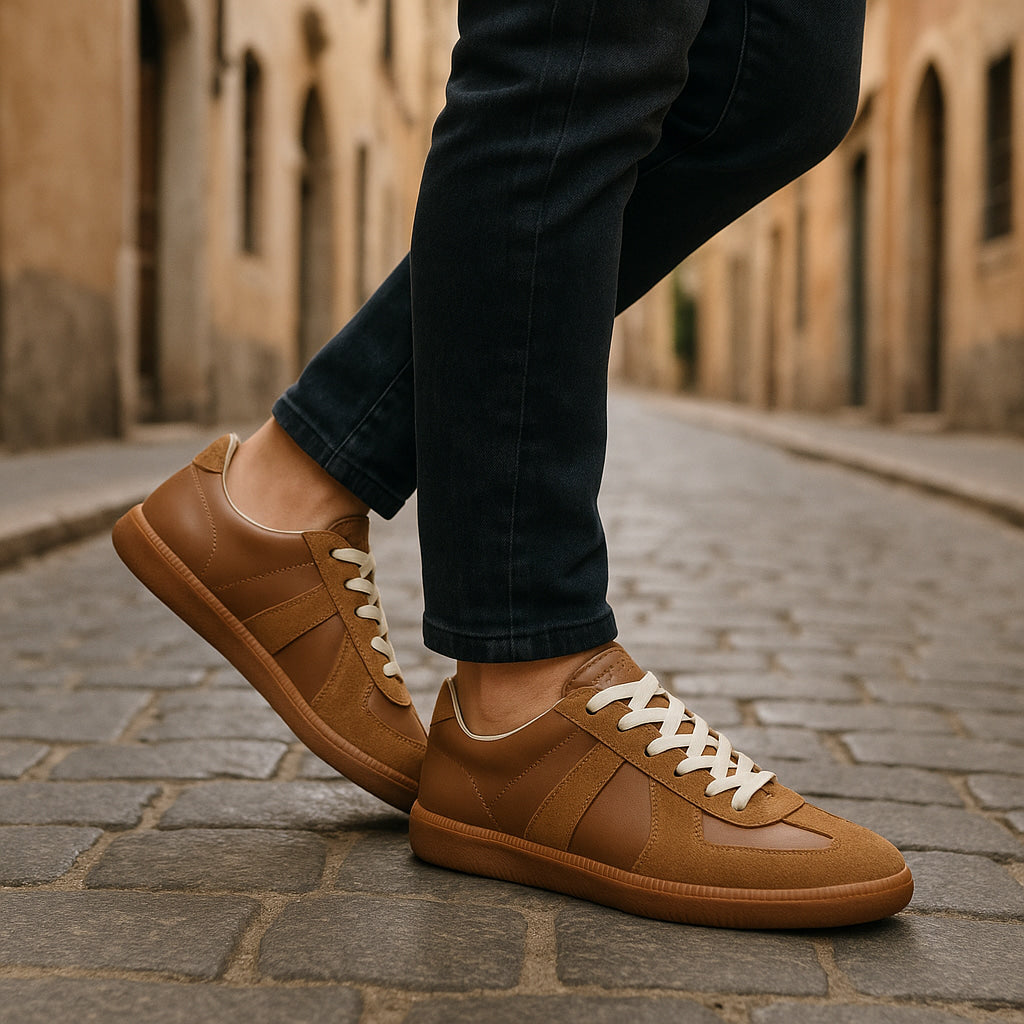 Sneaker Herren | Retro mit Schnürung