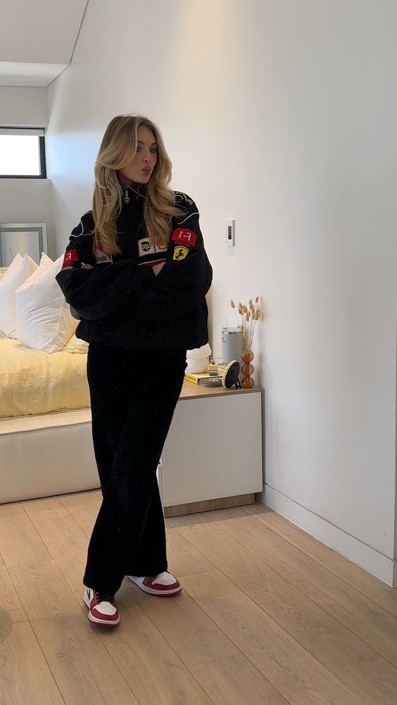 Luca | Vintage Racerjack in Ferrari Stijl met Duurzaam Materiaal en Sportieve Look