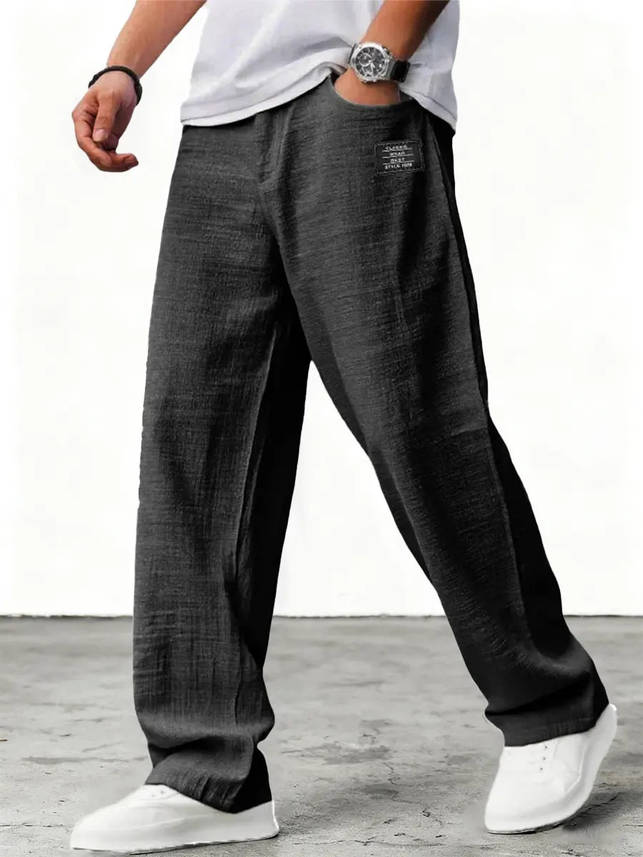 Sommerhose Herren | Weitem Bein & elastischem Bund