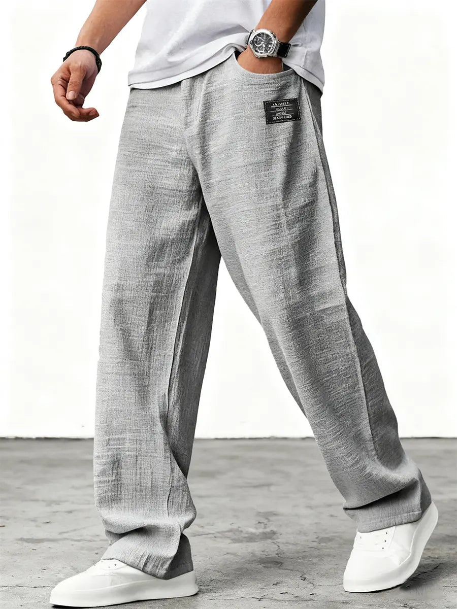 Sommerhose Herren | Weitem Bein & elastischem Bund