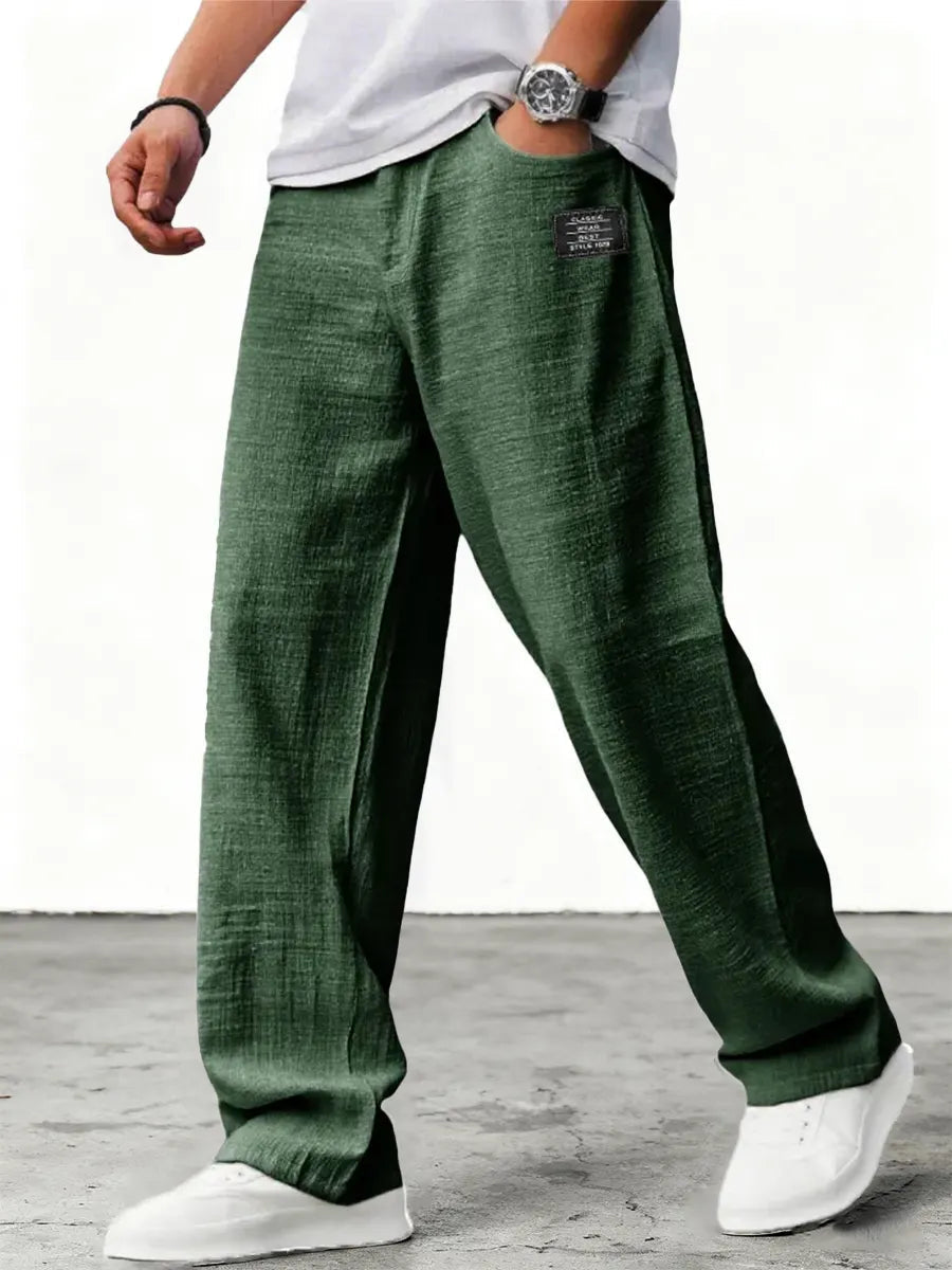Sommerhose Herren | Weitem Bein & elastischem Bund
