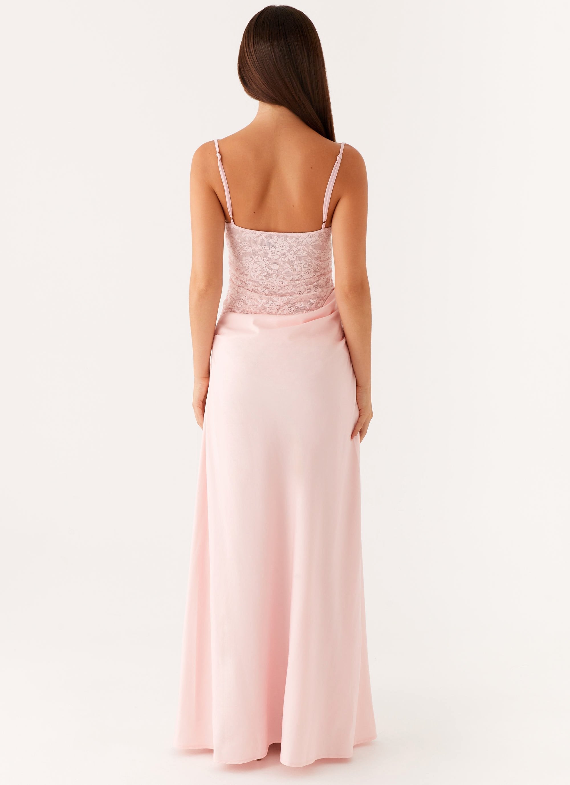 Zweiteiliges Set Damen Maxi | Spitzenkorsett & Maxirock