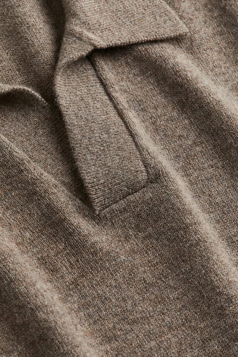 Herren Poloshirt V-Ausschnitt | Lange Ärmel mit Moderner Look