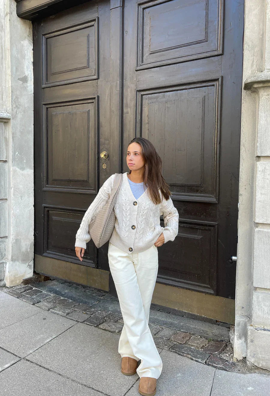 NOA | Trendy gevlochten handtas