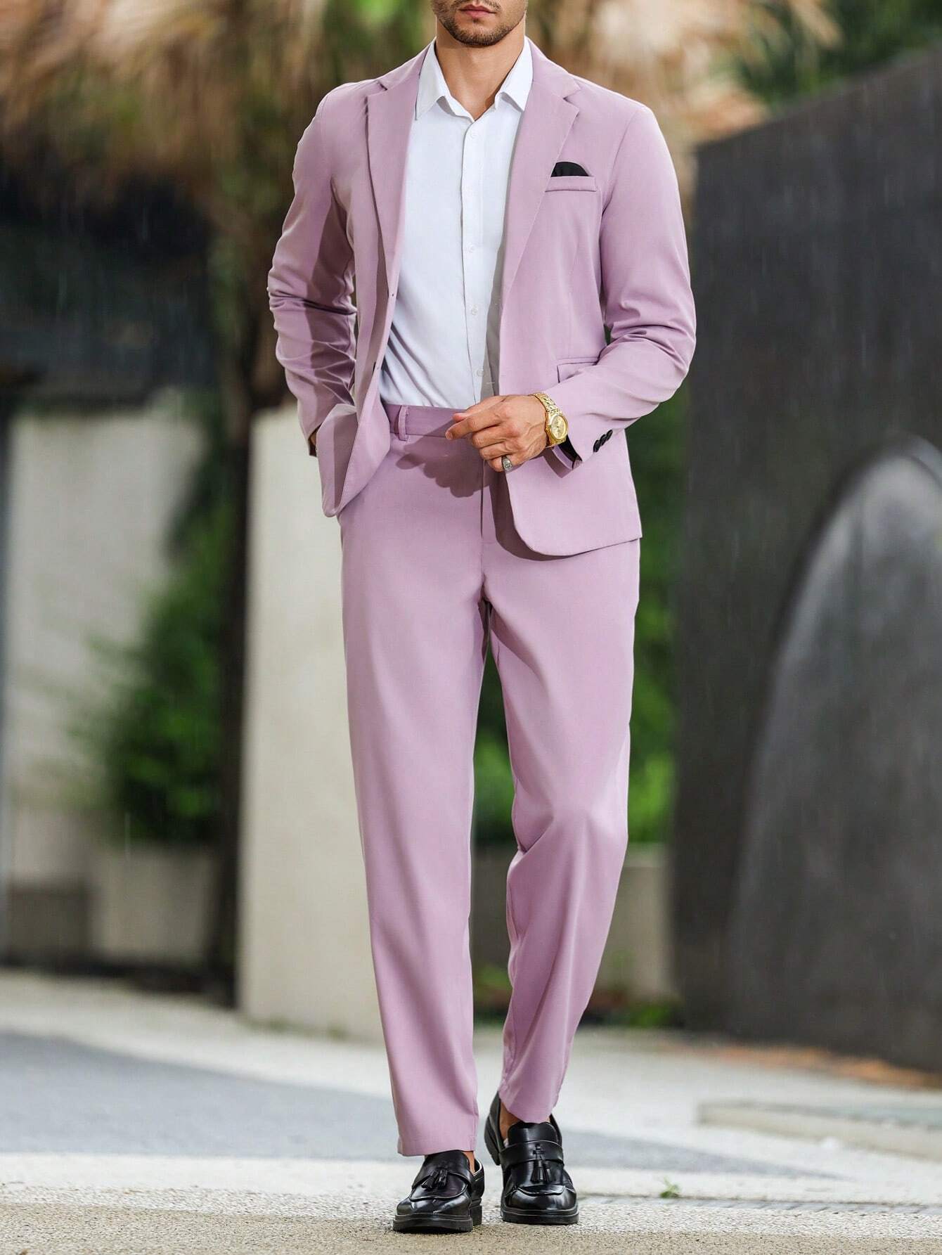 Hochzeitsanzug Herren | Leinen Zweiteilig mit Slim Fit