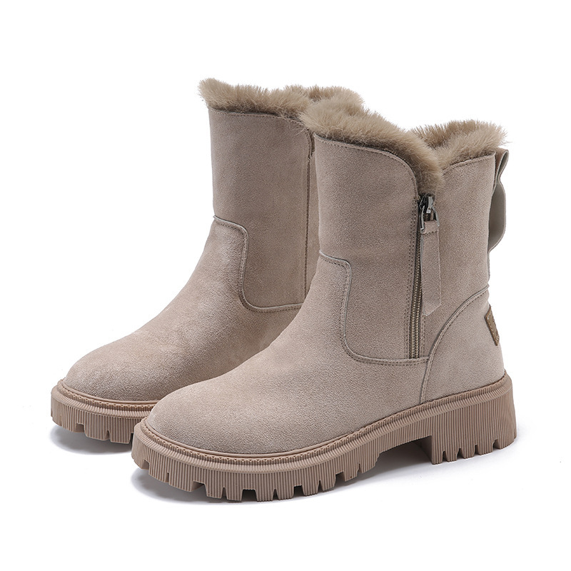 Women’s Winter Ankle Boots – Thermal Lining and Non-Slip Sole