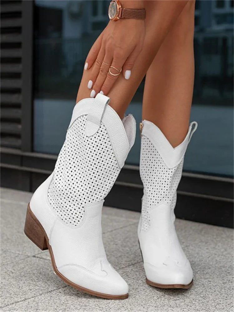 Stiefeletten Damen | Moderner Westernlook Mit Definierter Form