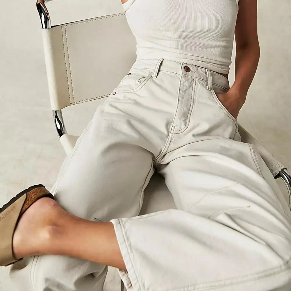 Miralyn - Damenjeans | Hoher Bund & Weite Beinlinie