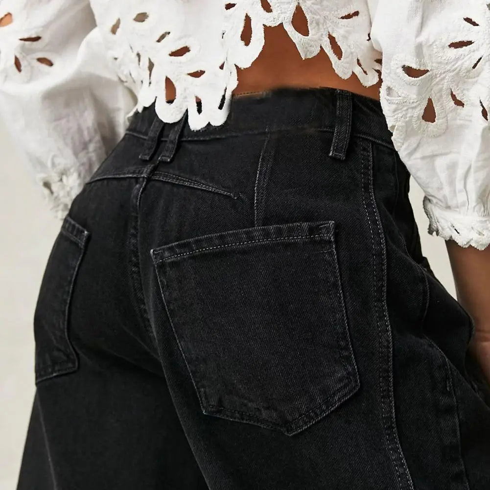 Miralyn - Damenjeans | Hoher Bund & Weite Beinlinie