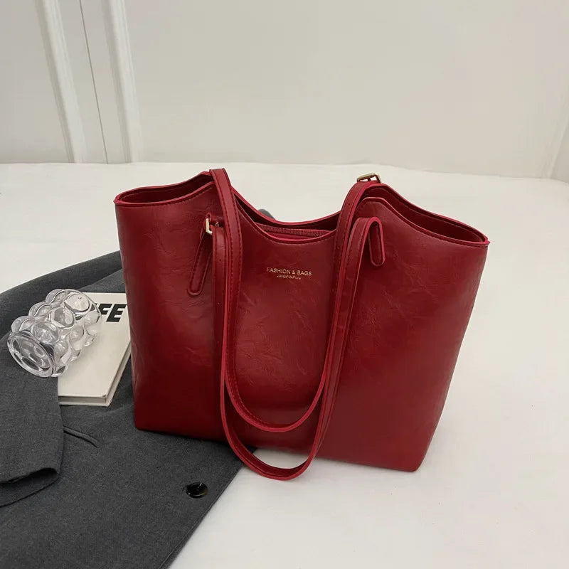 Talindra - Handtasche Damen | Minimalistische Form mit Klare Linie