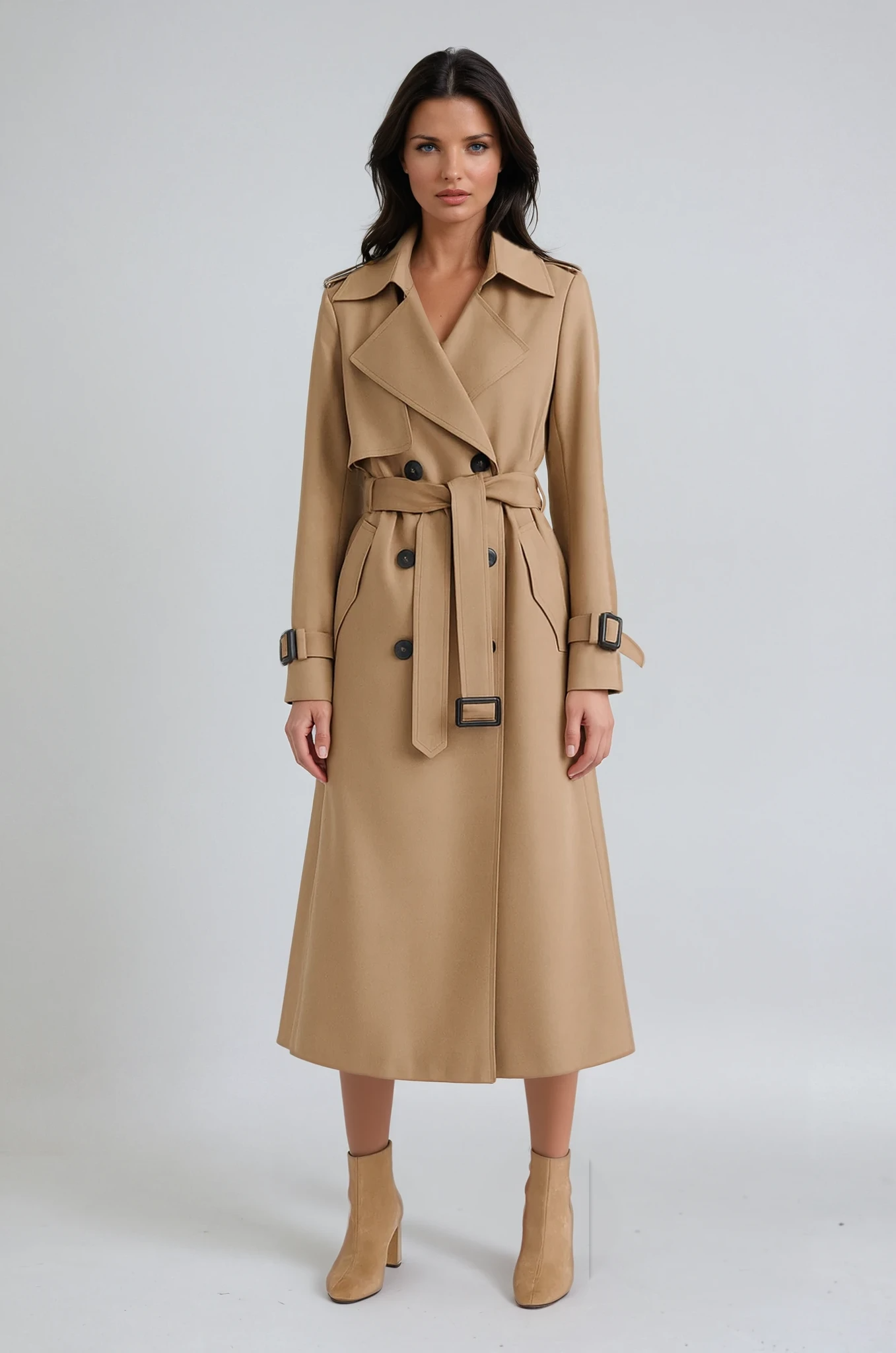 Chamora Trenchcoat | Dames Winterjas met Riem