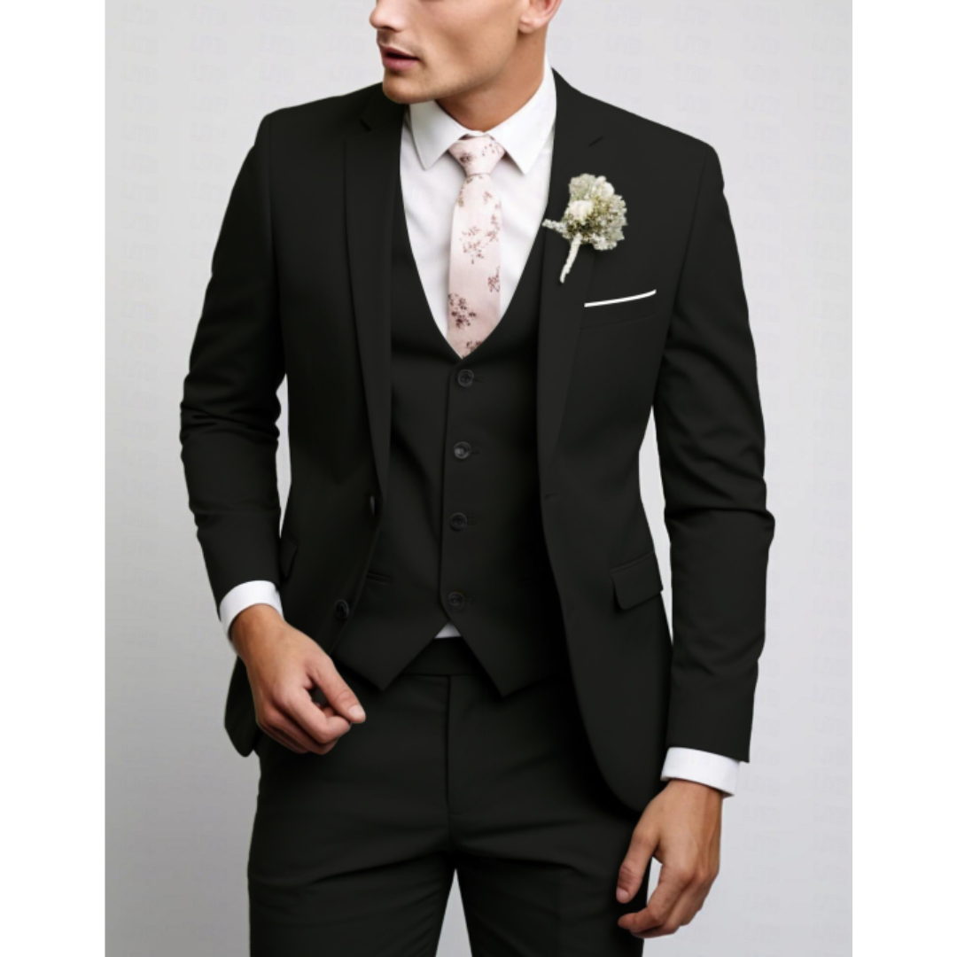 Hochzeitsanzug Herren | Dreiteilig mit Gilet & Slim Fit