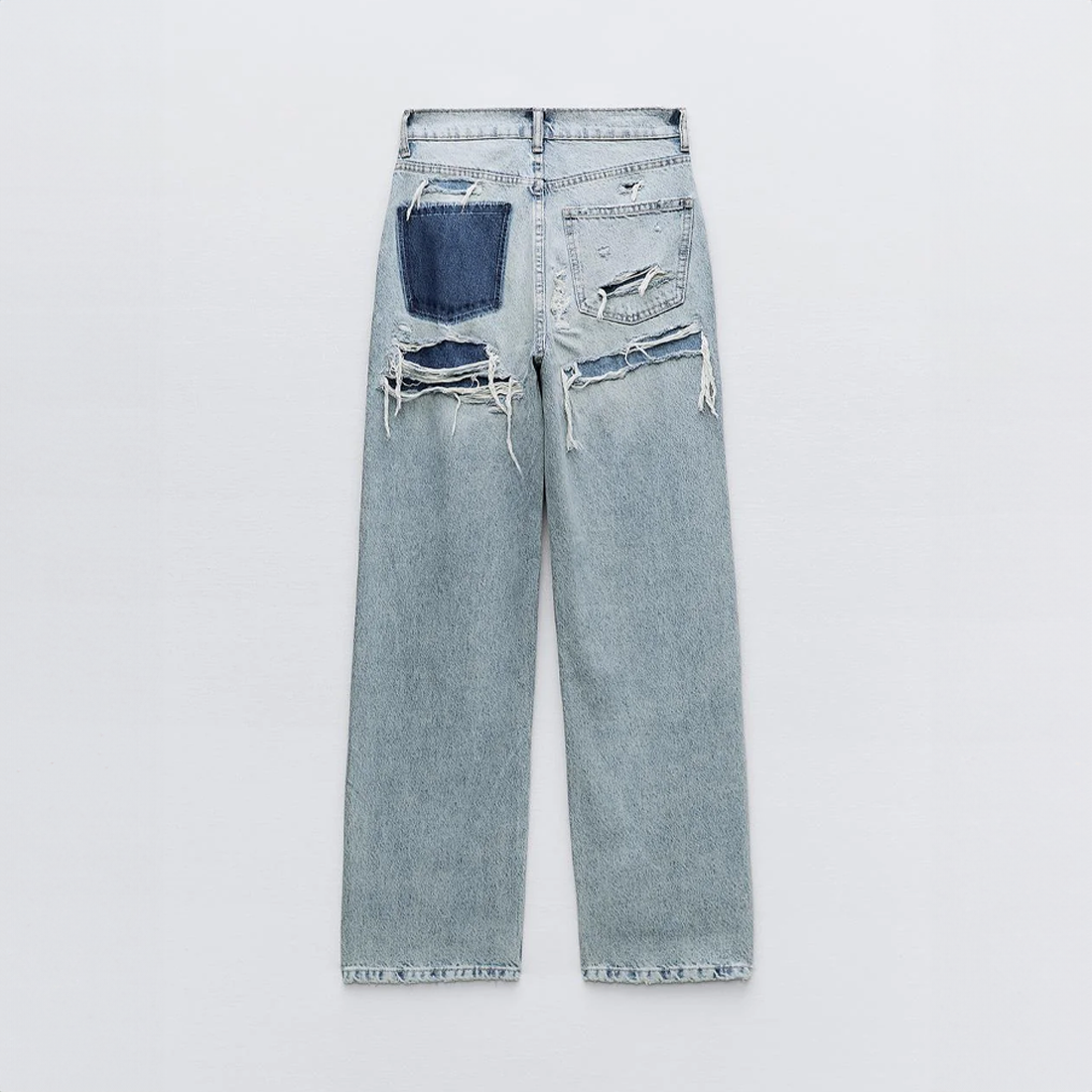 Damen Vintage Jeans | High-Waist Passform & Ripped Look