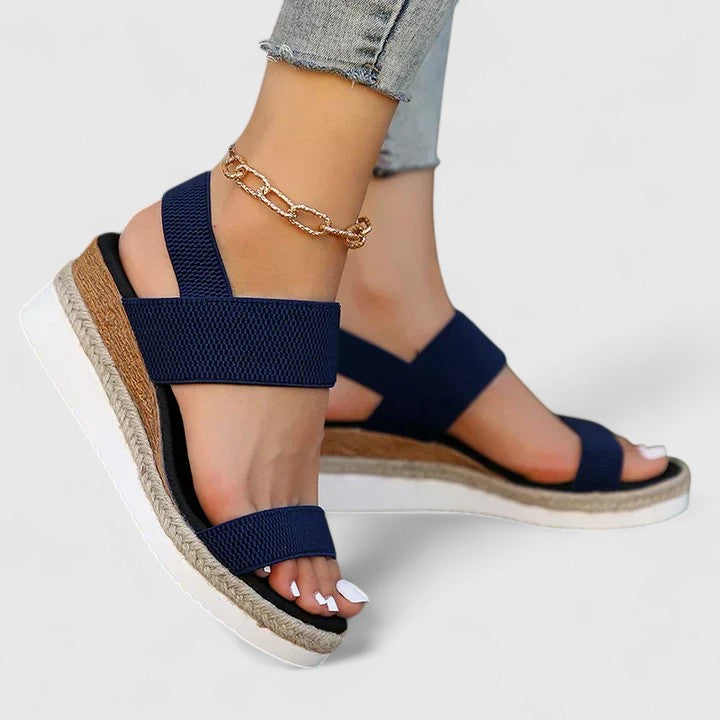 Sandalen Damen | Keilabsatz & Espadrille-Sohle