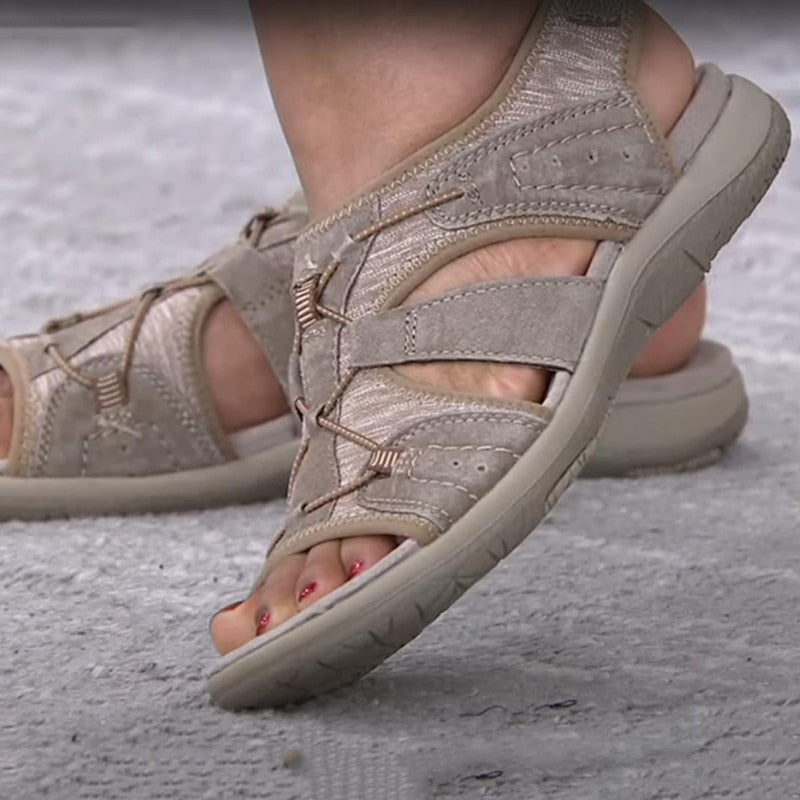 Orthopädische Sandalen Damen | Klettverschluss & Schnürung