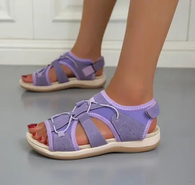Orthopädische Sandalen Damen | Klettverschluss & Schnürung