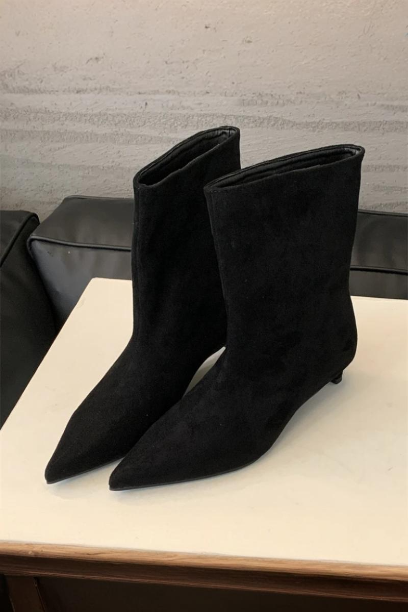 Vaelia - Stiefeleletten Damen | Spitz zulaufende Form & Niedriger Absatz
