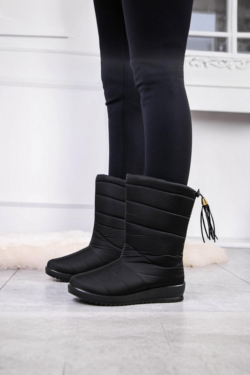 Rhiara - Buty Zimowe Damskie | Miękkie Wykończenie I Ocieplenie