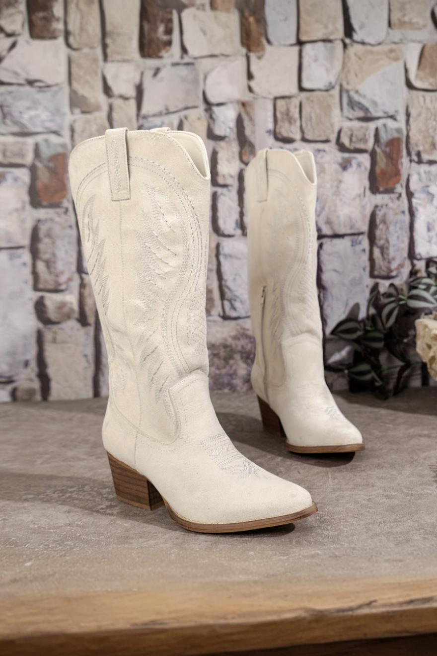Arielle - Damen Cowboystiefel | Leichte Sohle & Westernstickdetails