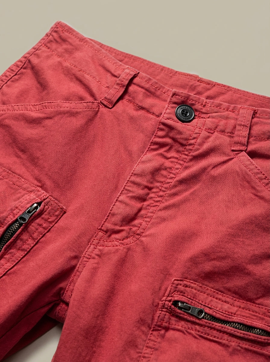 Kurze Hosen Herren Schmale Cargo | Taschen