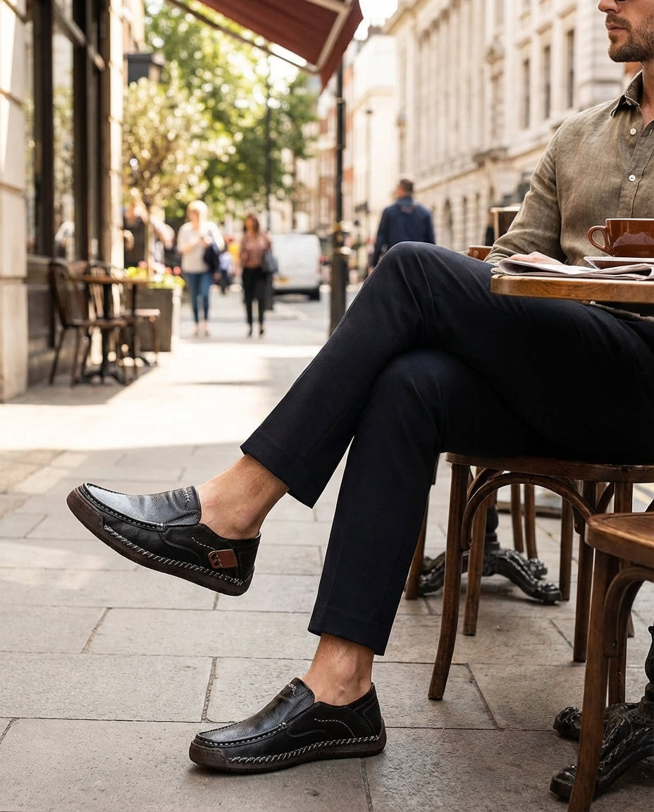 Herren Hineinschlüpfen Klassische Freizeit Halbschuhe | Runde Zehen