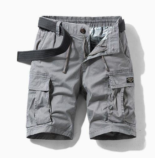 Herren Cargo Geradem Schnitt Kurze Hosen | Taschen