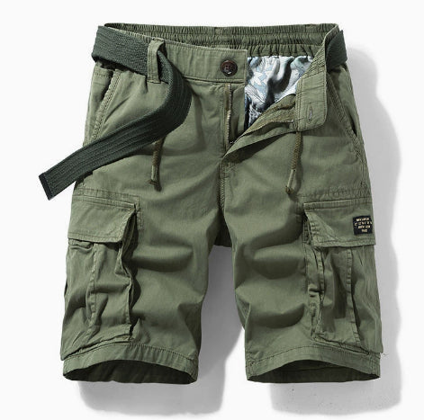 Herren Cargo Geradem Schnitt Kurze Hosen | Taschen
