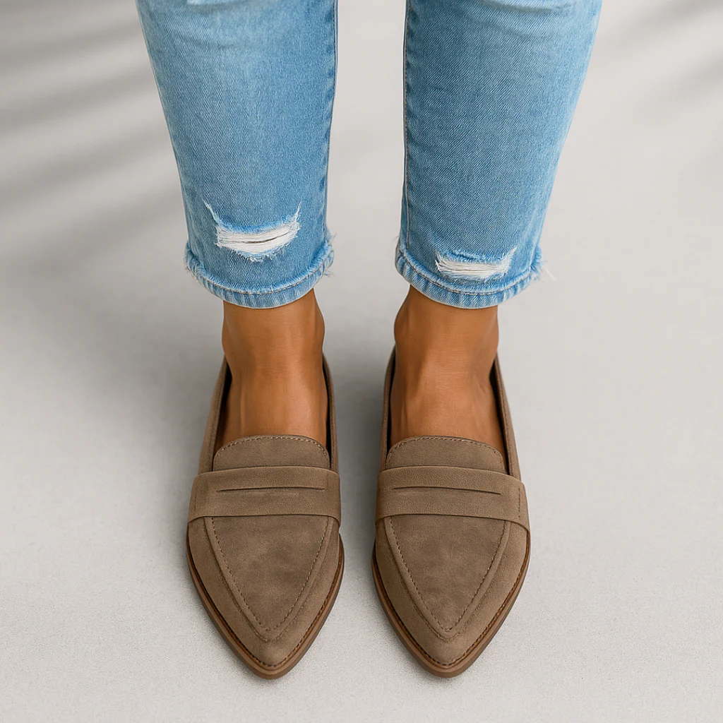 Damen-Mokassin | Orthopädischer Schuh mit spitzer Zehenpartie