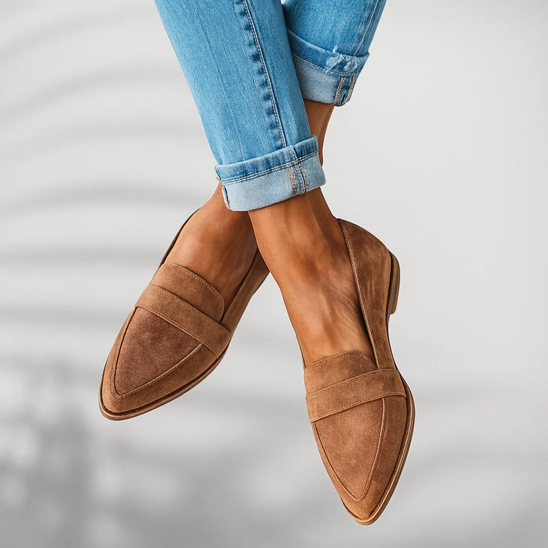 Damen-Mokassin | Orthopädischer Schuh mit spitzer Zehenpartie