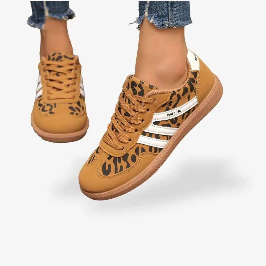 Sneaker Damen | Retro mit Kontrastpanelen & Gummisohle