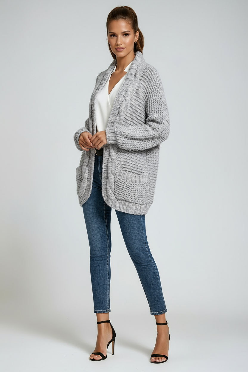 Strickcardigan Damen | Offenes Design Für Vielseitige Layering-Looks