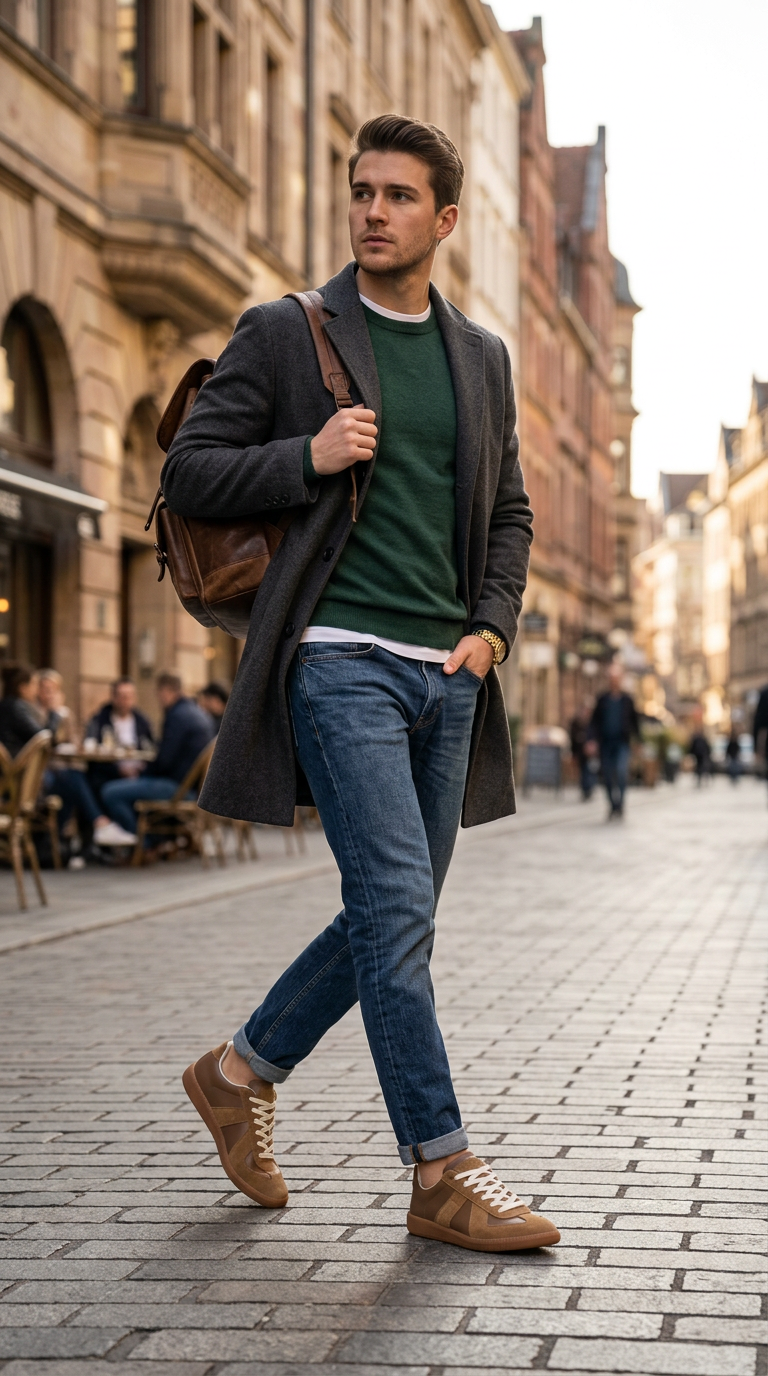 Sneaker Herren mit Schnürung | Retro