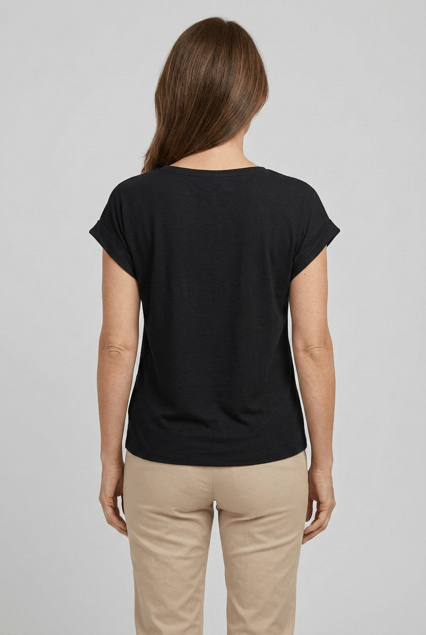 T-Shirt Damen | Wickelfront & V-Ausschnitt